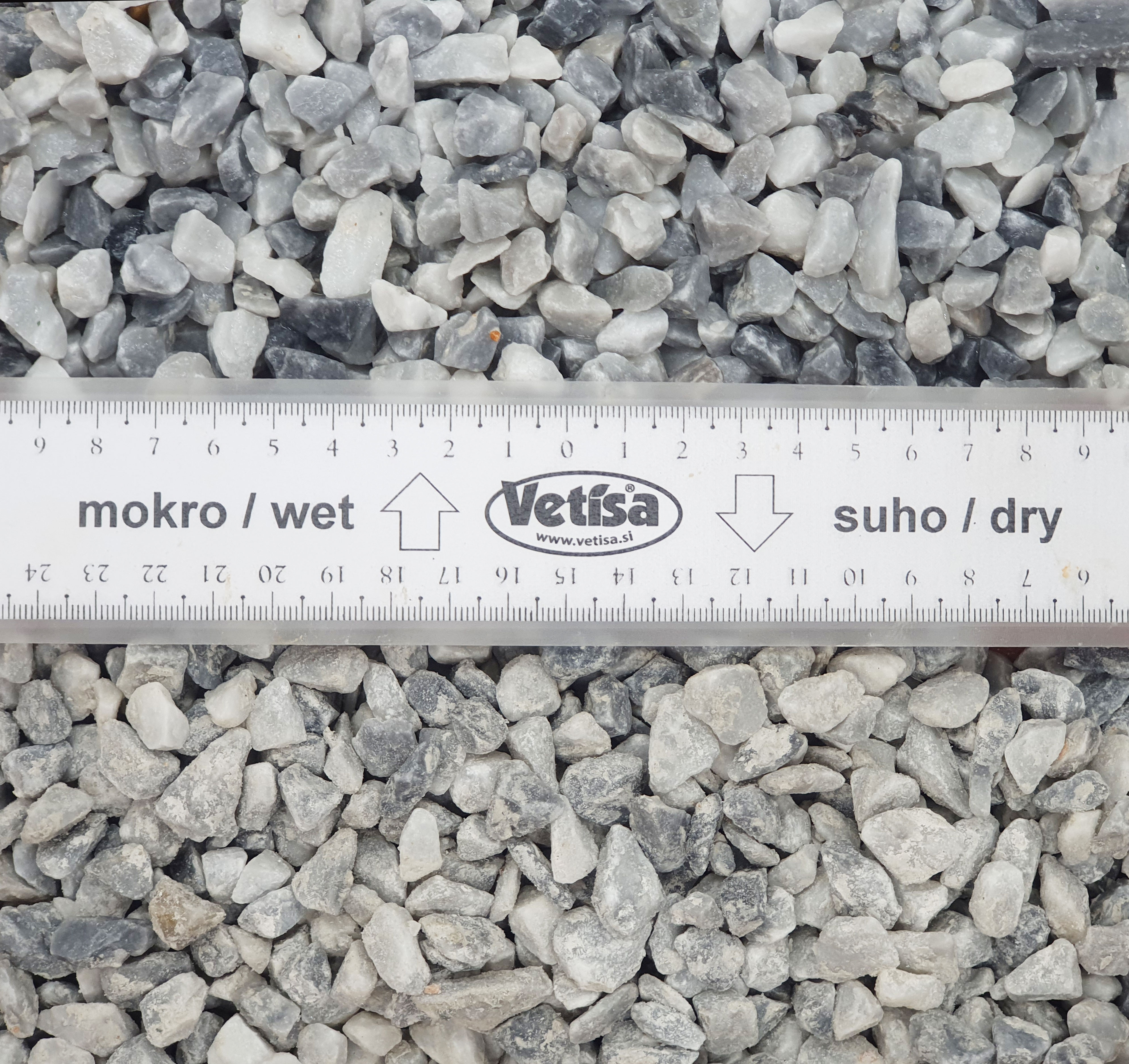 Vetisa- Bardiglio 25KG ( 9-12 mm)-48/p- Sivi marmorni pesek